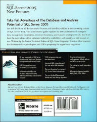 Alternative view 2 of Microsoft SQL Server 2005 New Features (Database Series)