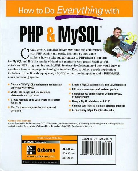 How to Do Everything with PHP & MySQL / Edition 1
