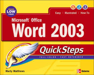 Title: Microsoft Office Word 2003 Quicksteps, Author: Martin Matthews