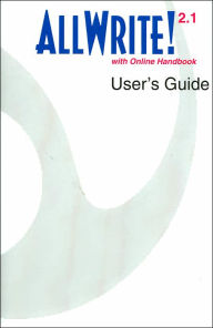 Title: Allwrite 2.1 CD-ROM with Online Handbook User's Guide / Edition 3, Author: Santi V. Buscemi