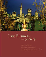 Title: Law, Business, and Society / Edition 8, Author: Tony McAdams