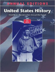 Title: Annual Editions: United States History, Volume 2, 20/e / Edition 20, Author: Robert Maddox