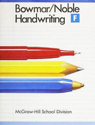 Title: Bowmar/Noble Handwriting F / Edition 1, Author: McGraw Hill