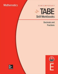 Title: TABE Skill Workbooks Level E: Decimals (10 copies), Author: Contemporary