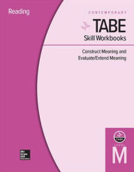 Title: TABE Skill Workbooks Level M: Construct Meaning and Evaluate/Extend Meaning - 10 Pack, Author: Contemporary