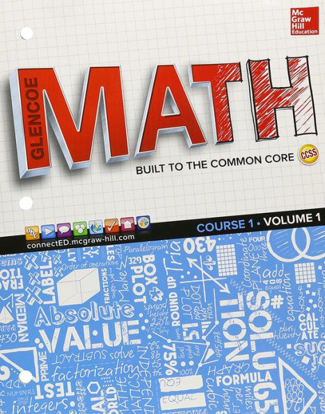 Glencoe Math, Student Edition, Course 1, Volume 1