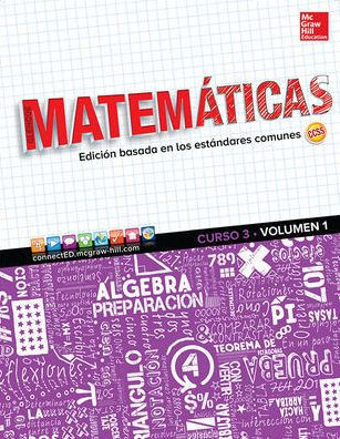 Glencoe Math, Course 3, Volume 1, Spanish Student Edition / Edition 1
