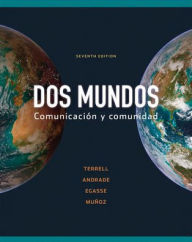 Title: Workbook/Lab Manual Part A to accompany Dos mundos / Edition 7, Author: Tracy Terrell