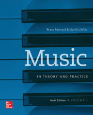 Title: Music in Theory and Practice, Volume 1 - Workbook Only / Edition 9, Author: Bruce Benward