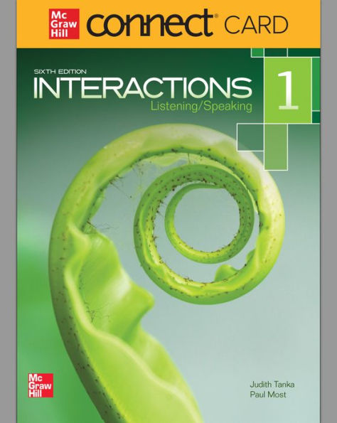 Interactions Level 1 Listening/Speaking Student Registration Code for Connect ESL (Stand Alone) / Edition 6