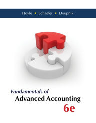 Title: Fundamentals of Advanced Accounting / Edition 6, Author: Thomas Schaefer