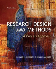 Title: Research Design and Methods: A Process Approach / Edition 9, Author: Jason Cozzgriff