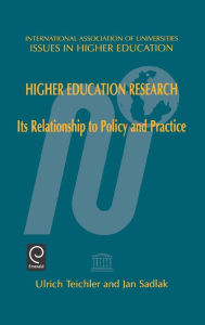 Title: Higher Education Research / Edition 1, Author: U. Teichler