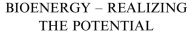 Title: Bioenergy - Realizing the Potential, Author: Dr. Semida Silveira