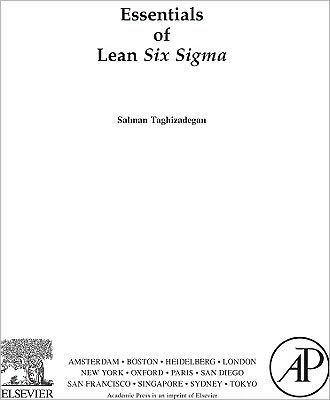 Essentials Of Lean Six Sigma