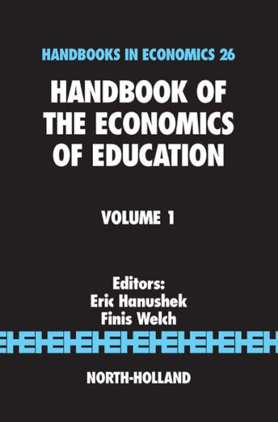 Handbook of the Economics of Education