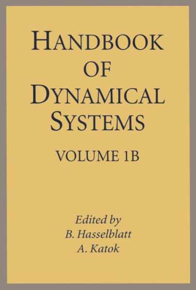 Handbook of Dynamical Systems: Volume 1B