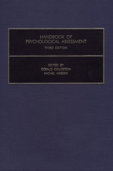 Handbook of Psychological Assessment