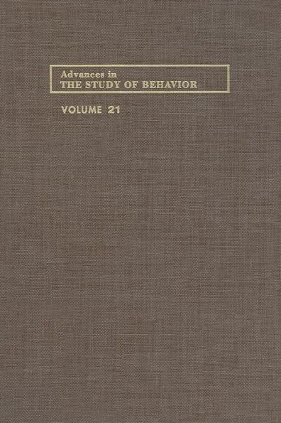 Advances in the Study of Behavior