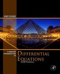 Title: A Modern Introduction to Differential Equations, Author: Henry J. Ricardo