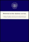 Historical on-Line Database Services: A Report on the Supply in the UK of Service Monopolies and Mergers Commission Report
