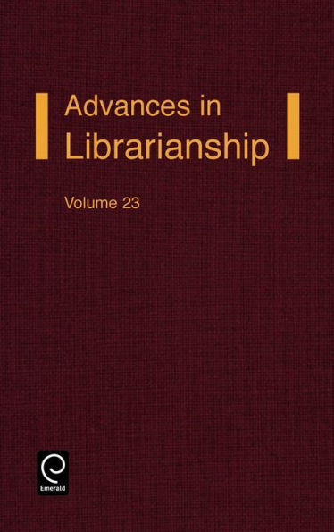 Advances in Librarianship / Edition 1