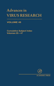 Title: Cumulative Subject Index / Edition 1, Author: Karl Maramorosch