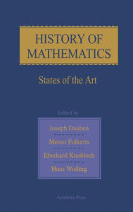 Title: History of Mathematics: States of the Art, Author: Eberhard Knobloch