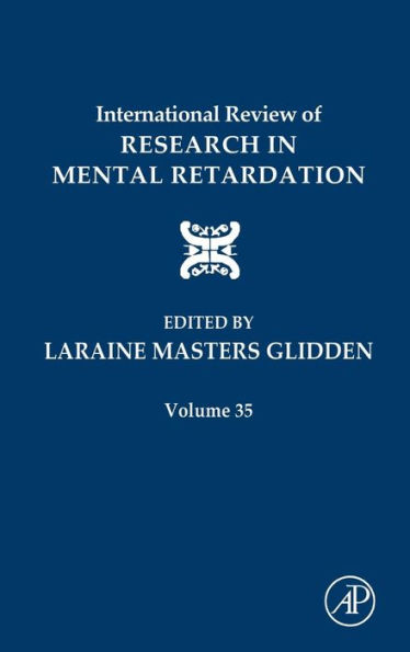 International Review of Research in Mental Retardation