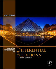 Title: A Modern Introduction to Differential Equations / Edition 2, Author: Henry J. Ricardo