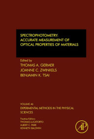 Title: Spectrophotometry: Accurate Measurement of Optical Properties of Materials, Author: Elsevier Science