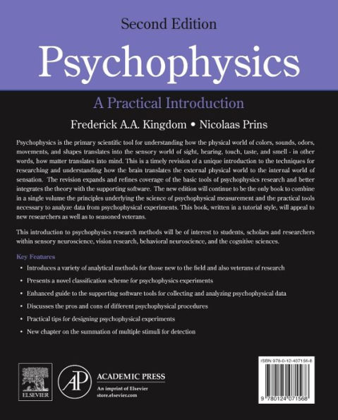 Psychophysics: A Practical Introduction / Edition 2