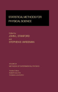 Title: Statistical Methods for Physical Science, Author: John L. Stanford