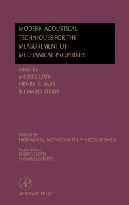Title: Modern Acoustical Techniques for the Measurement of Mechanical Properties, Author: Moises Levy