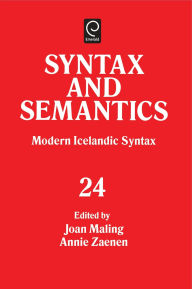 Title: Modern Icelandic Syntax, Author: Joan Maling