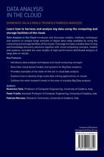 Data Analysis in the Cloud: Models, Techniques and Applications