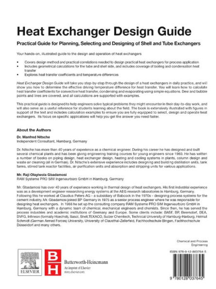 Heat Exchanger Design Guide: A Practical Guide for Planning, Selecting and Designing of Shell and Tube Exchangers