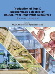 Title: Production of Top 12 Biochemicals Selected by USDOE from Renewable Resources: Status and Innovation, Author: Anuj K. Chandel