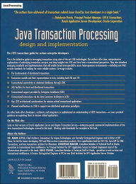 Alternative view 2 of Java Transaction Processing (Hewlett-Packard Professional Books): Design and Implementation