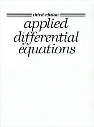 Title: Applied Differential Equations / Edition 3, Author: Murray R. Spiegel