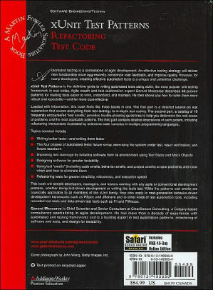 Xunit Test Patterns Refactoring Test Code Edition 1hardcover - 