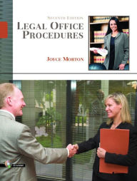 Title: Legal Office Procedures / Edition 7, Author: Joyce Morton Ed.D.