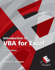 Title: Introduction to VBA for Excel / Edition 2, Author: Steven Chapra