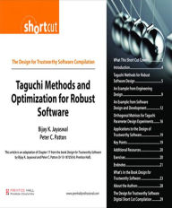 Title: Taguchi Methods and Optimization for Robust Software (Digital Short Cut), Author: Bijay Jayaswal