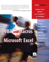 Title: VBA and Macros for Microsoft Excel, Author: Tracy Syrstad