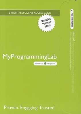 MyProgrammingLab with Pearson eText -- Access Card -- for Practice of Computing using Python / Edition 2