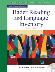 Title: Bader Reading & Language Inventory / Edition 7, Author: Lois Bader