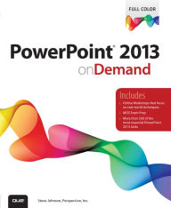 Title: PowerPoint 2013 on Demand, Author: Steve Johnson