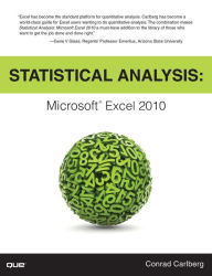 Title: Statistical Analysis: Microsoft Excel 2013, Author: Conrad Carlberg