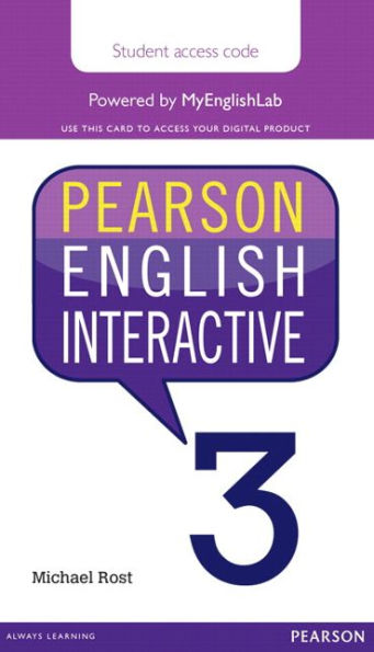 Pearson English Interactive 3 (Access Code Card) / Edition 1